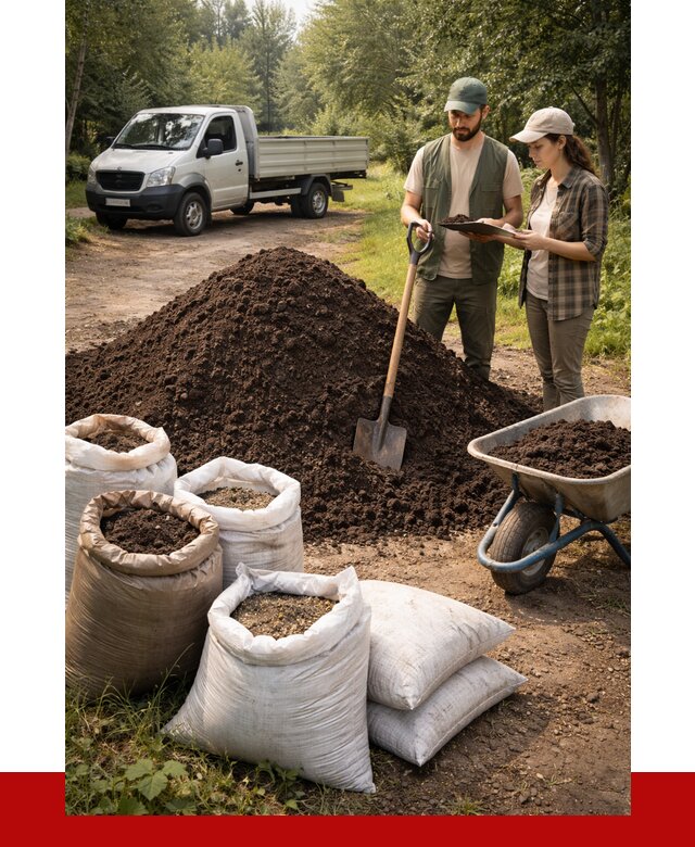 Купить грунт с доставкой в Георгиевске от 4638 р. за м3 | ПРОНЕРУДГрг