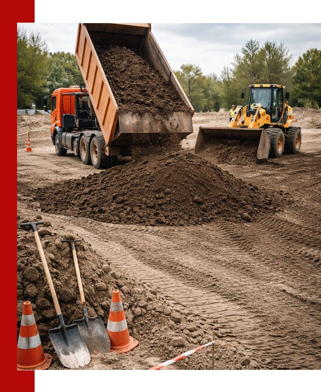 Поставка и доставка планировочного грунта в Георгиевске