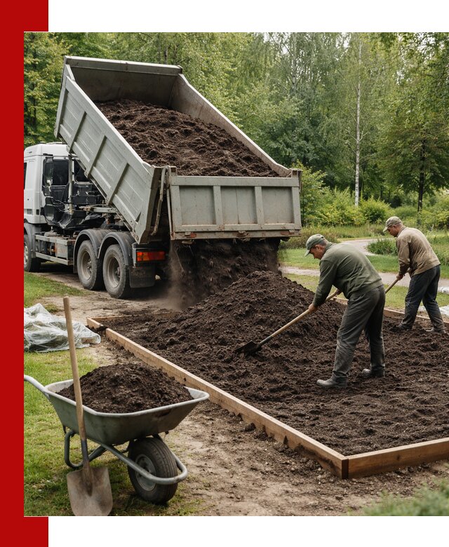 Доставка грунта для озеленения и благоустройства в Георгиевске