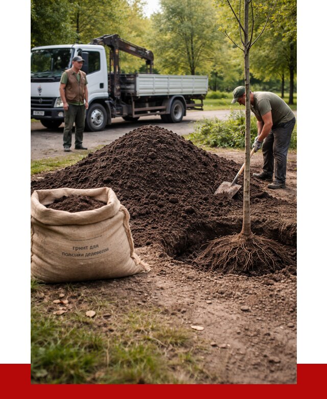 Грунт для посадки деревьев в Георгиевске от 1237 р. | ПРОНЕРУДГрг