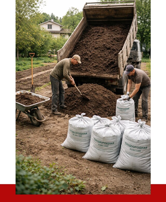 Плодородная смесь в Георгиевске от 4329 р./куб с доставкой | ПРОНЕРУДГрг