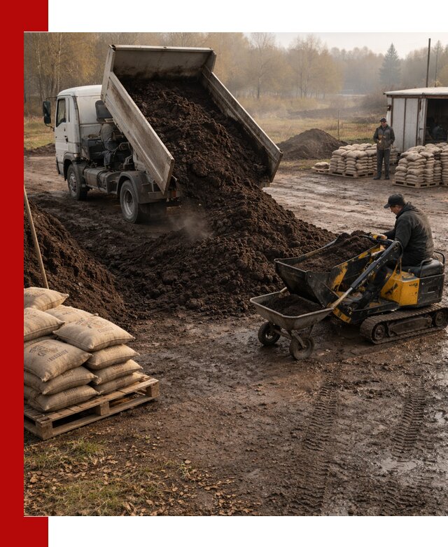 Кислый торф в доставке по выгодным ценам в Георгиевске