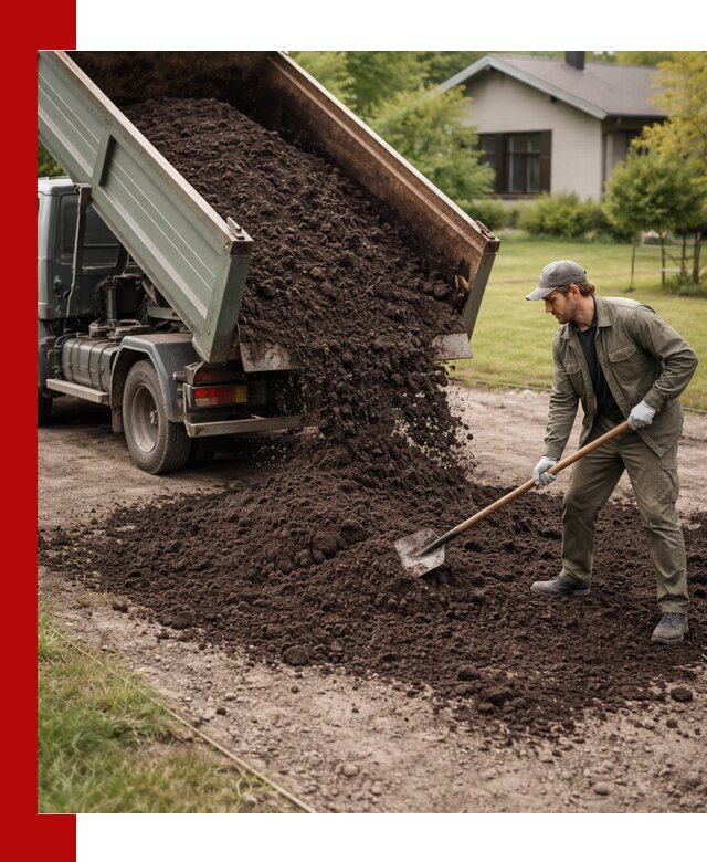 Чернозем для газона с доставкой в Георгиевске быстро и качественно