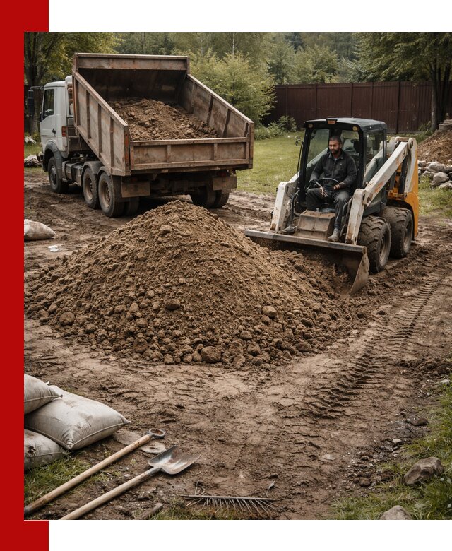 Суглинок для планировки участков в Георгиевске с доставкой и выгрузкой