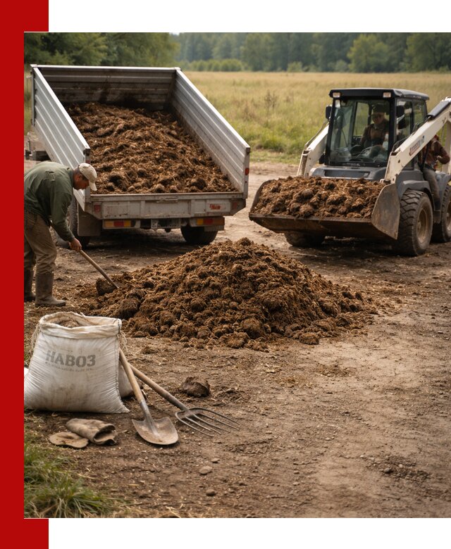 Доставка конского навоза в Георгиевске с разгрузкой и доставкой на объект