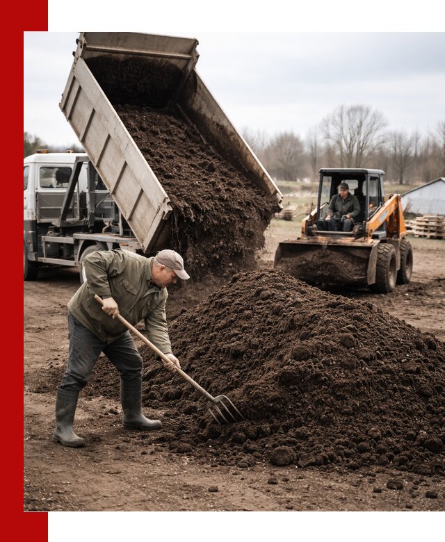 Доставка и продажа перегноя в Георгиевске быстро и дешево