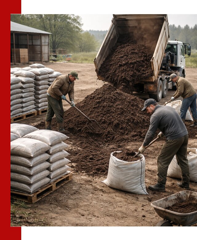 Доставка компоста оптом и в розницу в Георгиевске