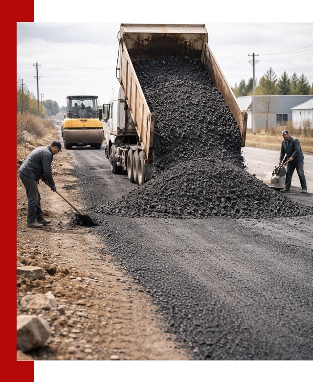 Асфальтовая крошка для дорог в Георгиевске — поставка и доставка