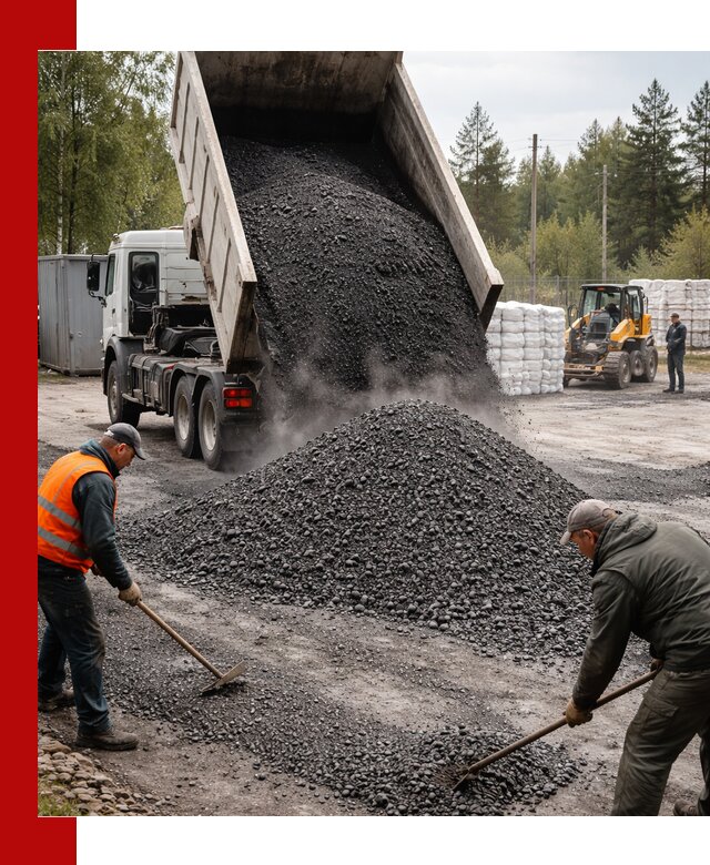 Доставка и продажа асфальтного гранулята в Георгиевске