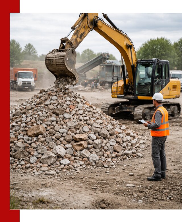 Доставка и вывоз строительного боя в Георгиевске