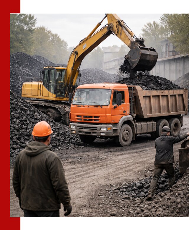 Доставка угля автотранспортом в Георгиевске быстро и выгодно