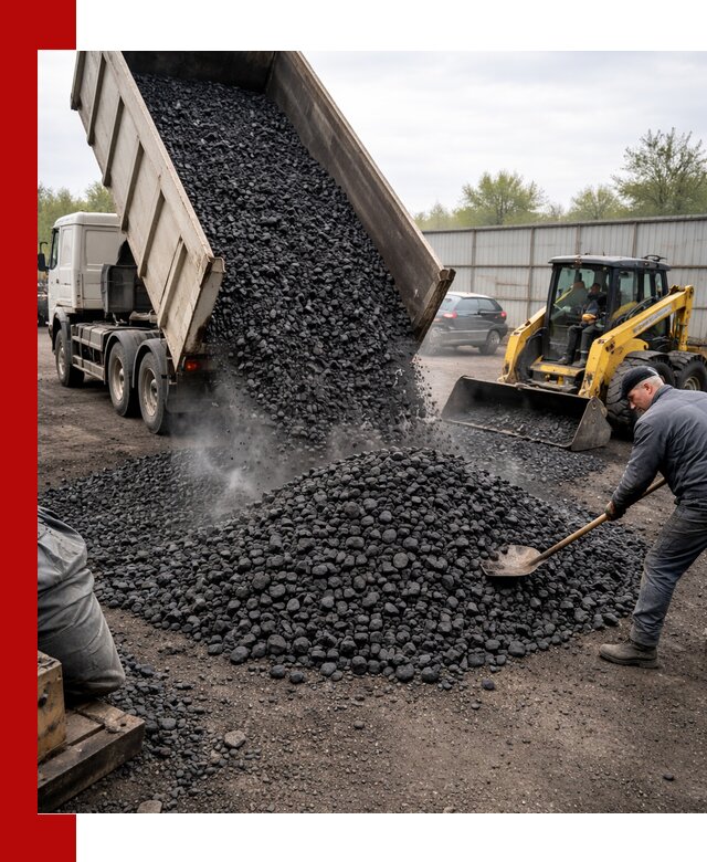 Доставка угля орех в Георгиевске оптом и в розницу