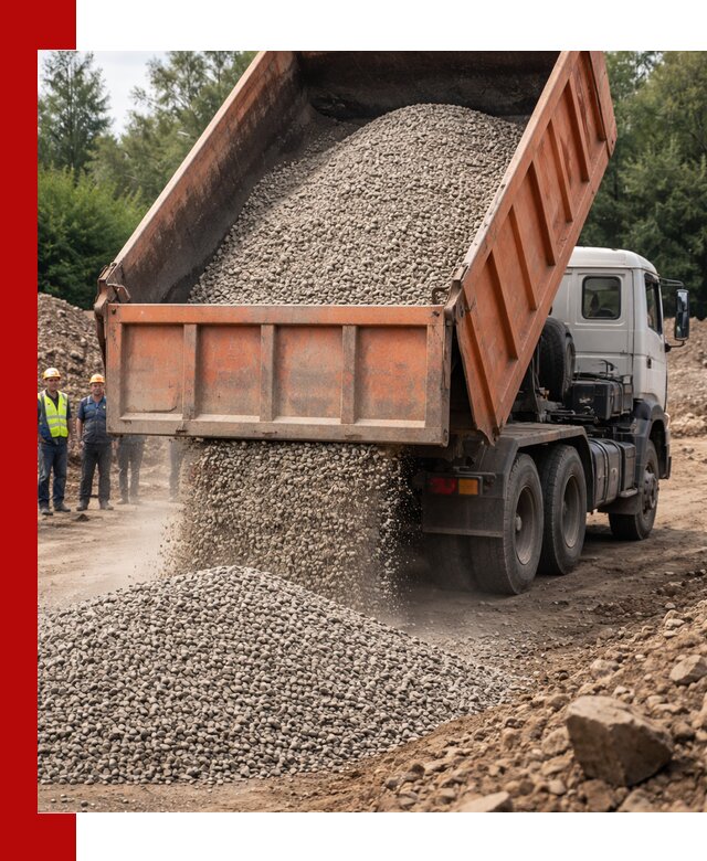 Доставка сыпучих материалов самосвалом в Георгиевске быстро и надежно