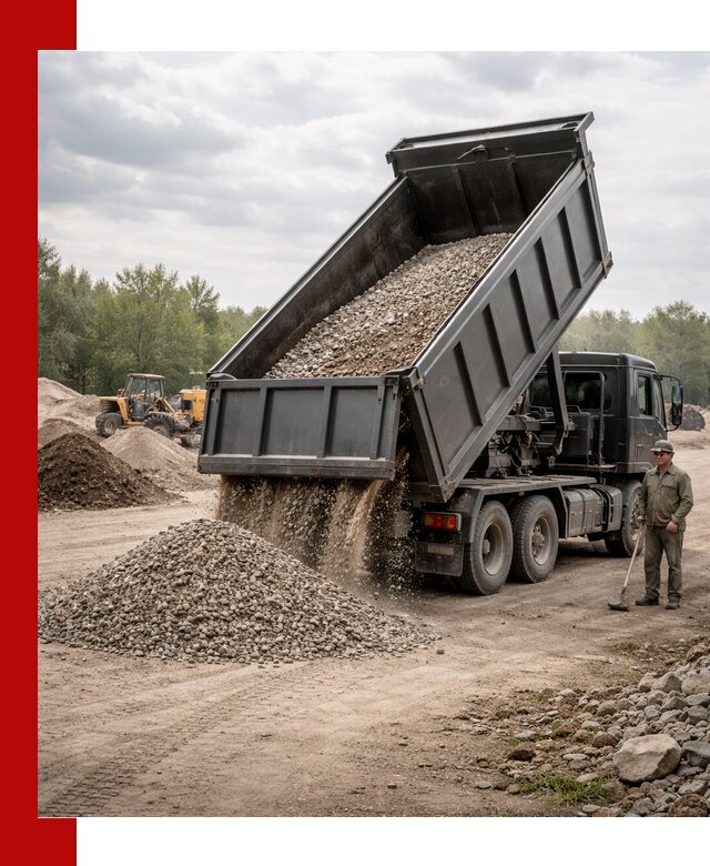 Доставка самосвалом 30 м3 по выгодным ценам в Георгиевске