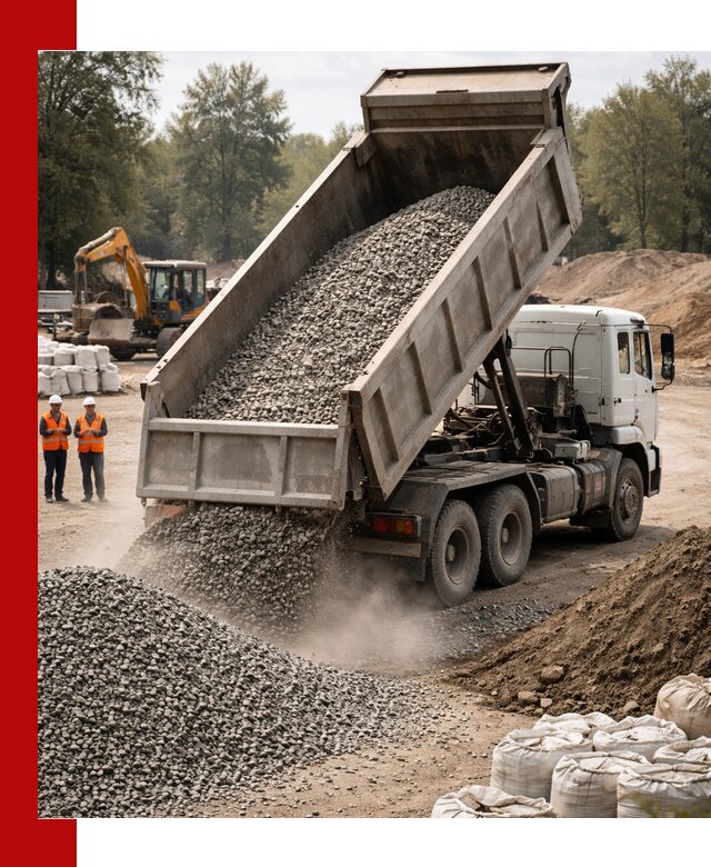 Аренда самосвала в Георгиевске для доставки сыпучих и нерудных материалов