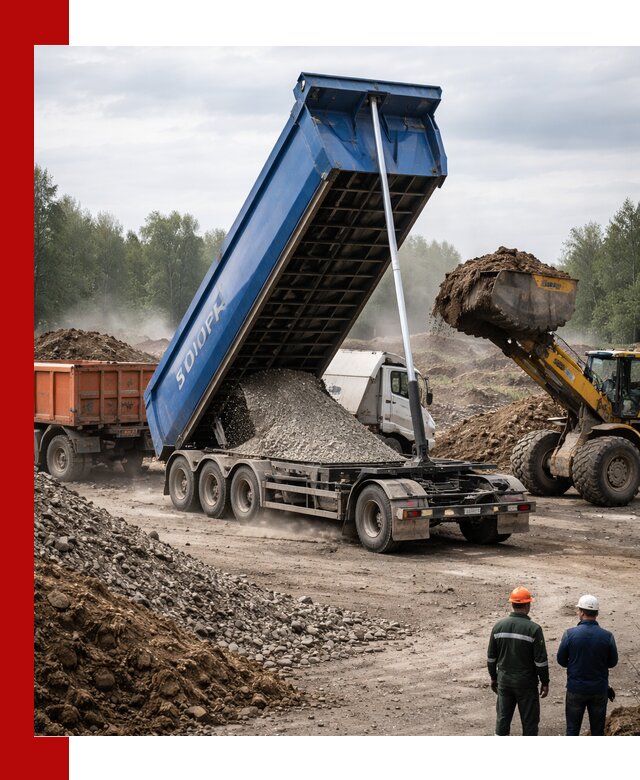 Аренда тонар 40 тонн в Георгиевске с доставкой материалов