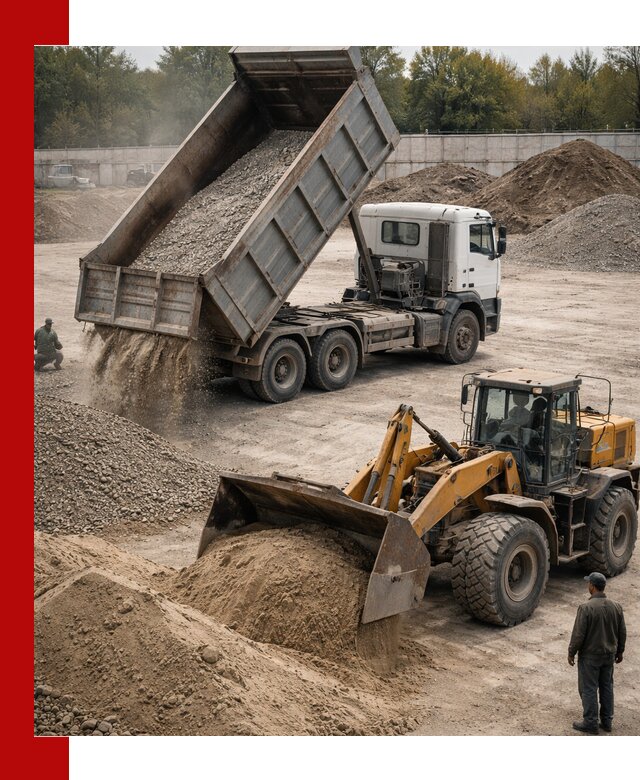 Перевозка сыпучих грузов самосвалами и бортовыми в Георгиевске