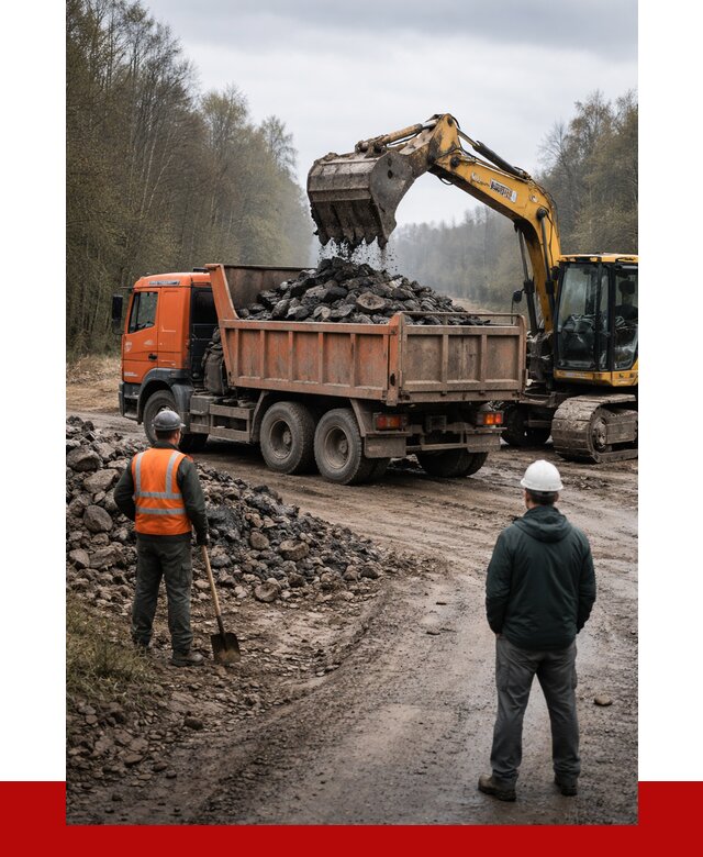 Вывоз асфальта в Георгиевске от 4638 р. самосвалом ПРОНЕРУДГрг