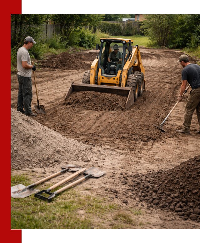Планировка участка грунтом с вывозом и доставкой в Георгиевске